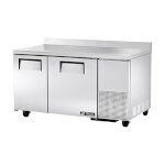 True TWT-60-32F-HC - Deep Work Top Freezer, two-section, (2) solid doors, (4) shelves